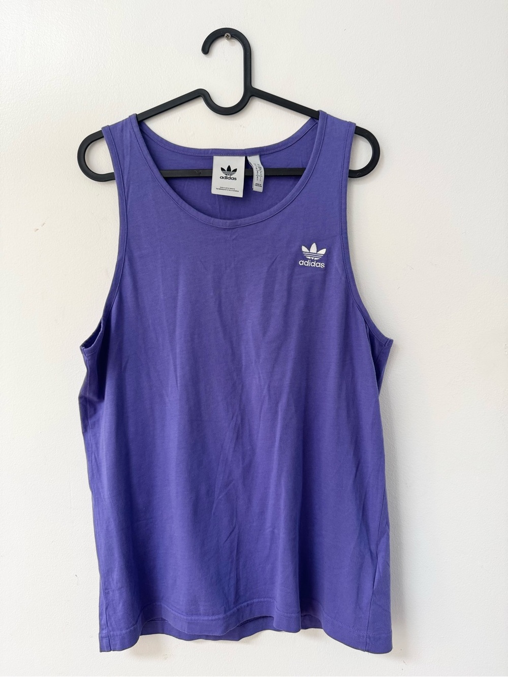 ADIDAS purple tank size SMALL